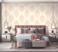 Обои Andrea Grifoni Palazzo Ragione 7024-5 Флизелин (1,06*10,05) Черный, Дамаск — фото 2, Обои для стен