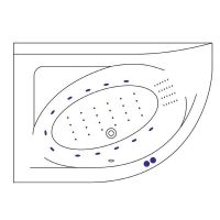 Товар: Акриловая ванна Excellent Aquarella 170x110 L WAEX.ARL17.NANO.CR с гидромассажем - фото 8 Акриловая ванна Excellent Aquarella 170x110 L WAEX.ARL17.NANO.CR с гидромассажем — фото 8, Ванны