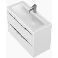 Тумба под раковину Creto Oro 70 21-W70 подвесная Белая — фото 3, Мебель для ванной