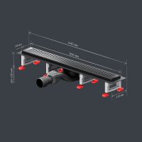 Товар: Душевой лоток AM.PM MasterFlow 60 W01SC-P11-060-01BM с Черной матовой решеткой Cut Gradient - фото 16 Душевой лоток AM.PM MasterFlow 60 W01SC-P11-060-01BM с Черной матовой решеткой Cut Gradient — фото 16, Душевые лотки