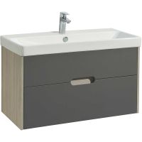 Тумба под раковину Aquaton Оливия 90 1A254401OLUG0 подвесная Грей Дуб ойстер — фото 1, Тумбы под раковину