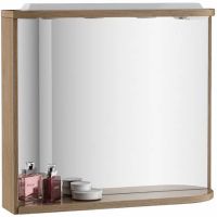 Зеркало Ravak Rosa M 780 L X000000947 с подсветкой Капучино Белое — фото 1, Зеркала в ванную комнату