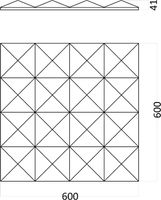Гипсовая 3д панель Artpole Zoom M-0020 600x600 мм — фото 9, Гипсовые 3Д панели