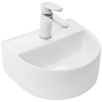 Раковина WeltWasser Aisbach 5062 32 10000004597 Белый глянец — фото 1, Мини-раковины