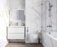 Товар: Керамогранит Ceradim Calacatta Superior белый 60х120 см - фото 5 Керамогранит Ceradim Calacatta Superior белый 60х120 см — фото 5, Керамогранит