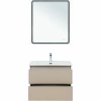 Тумба под раковину Aquanet Вега 70 329584 подвесная Бежевая — фото 10, Тумбы под раковину