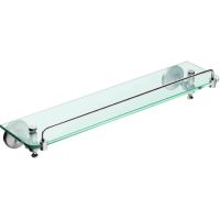 Стеклянная полка Art&Max Antic AM-2682AL Хром — фото 1, Полки для ванной и душа