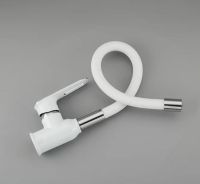 Смеситель для кухни Frap H49 F4049 Белый Хром — фото 3, Смесители для кухни