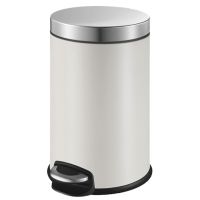 Ведро для мусора WeltWasser Erfie WT 5L педальное 10000000900 Белое — фото 1, Мусорные ведра