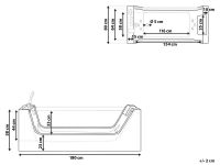 Товар: Акриловая ванна Ceruttispa С-453A 180x80 10352 с гидромассажем - фото 12 Акриловая ванна Ceruttispa С-453A 180x80 10352 с гидромассажем — фото 12, Ванны