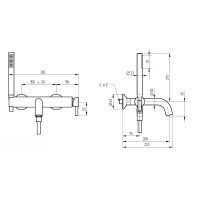 Товар: Смеситель для ванны Migliore Sirius 28178 Золото - фото 2 Смеситель для ванны Migliore Sirius 28178 Золото — фото 2, Смесители