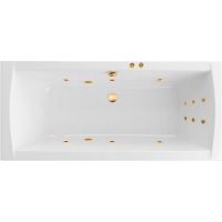 Акриловая ванна Excellent Aquaria Lux 180x80 WAEX.AQU18.LINE.GL с гидромассажем — фото 1, Ванны