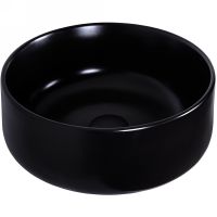 Раковина-чаша Orange 35 B07-345B Черная матовая — фото 1, Раковины накладные