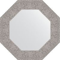 Зеркало Evoform Octagon 57х57 BY 3802 в багетной раме - Чеканка серебряная 90 мм — фото 1, Мебель для ванной