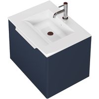 Тумба под раковину Creto Luna 60 17-Bl60 подвесная Blue — фото 3, Тумбы под раковину