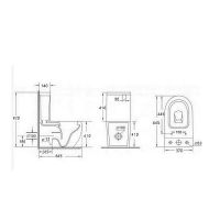 Товар: Унитаз компакт Esbano Alagon-C ESUNALAGCMB Черный матовый с бачком и сиденьем Микролифт - фото 3 Унитаз компакт Esbano Alagon-C ESUNALAGCMB Черный матовый с бачком и сиденьем Микролифт — фото 3, Напольные унитазы