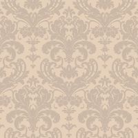 Обои Milassa Swan SW3 002/3 Флизелин (1*10,05) Бежевый, Дамаск — фото 1, Обои для стен