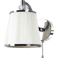 Настенный светильник Artelamp Talitha A4047AP-1CC Белый Хром — фото 1, Светильники