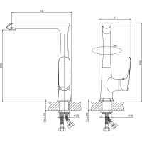 Товар: Смеситель для кухни Koller Pool Aqua AQ0500 Хром - фото 2 Смеситель для кухни Koller Pool Aqua AQ0500 Хром — фото 2, Смесители