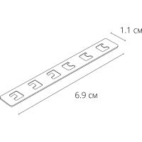 Коннектор прямой Artelamp Expert-accessories A583006 Черный — фото 3, Комплектующие для освещения
