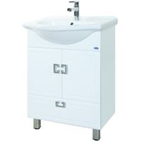 Тумба под раковину Bellezza Mia 60 4637709070018 1 ящик Белая — фото 1, Тумбы под раковину