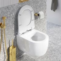 Товар: Унитаз Excellent Odyss CENL.4609.490.WH подвесной с сиденьем Микролифт - фото 3 Унитаз Excellent Odyss CENL.4609.490.WH подвесной с сиденьем Микролифт — фото 3, Унитазы