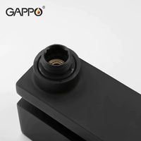 Смеситель для ванны Gappo G07-6 G3207-6 Черный матовый — фото 2, Смесители