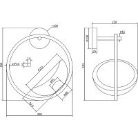 Товар: Настенный светильник Maytoni Modern Lunare MOD327WL-L5BS3K1 Прозрачный Латунь - фото 5 Настенный светильник Maytoni Modern Lunare MOD327WL-L5BS3K1 Прозрачный Латунь — фото 5, Светильники