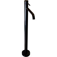 Смеситель для раковины Paffoni Light LIG031NO Черный матовый — фото 1, Смесители напольные