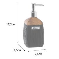 Товар: Дозатор для жидкого мыла Fixsen Black Wood FX-401-1 Черный - фото 3 Дозатор для жидкого мыла Fixsen Black Wood FX-401-1 Черный — фото 3, Дозаторы