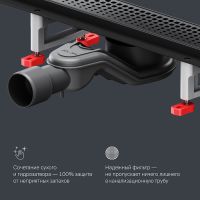 Товар: Душевой лоток AM.PM MasterFlow 70 W01SC-P11-070-01BM с Черной матовой решеткой Cut Gradient - фото 14 Душевой лоток AM.PM MasterFlow 70 W01SC-P11-070-01BM с Черной матовой решеткой Cut Gradient — фото 14, Душевые лотки