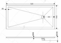 Душевой поддон из искусственного камня RGW Stone Tray ST-Tr 100x90 16152910-11 Терракот — фото 4, Душевые поддоны из искусственного камня