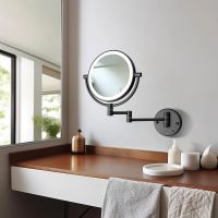 Товар: Косметическое зеркало Aquatek с подсветкой Черное матовое арт-AQ4912MB - фото 5 Косметическое зеркало Aquatek с подсветкой Черное матовое арт-AQ4912MB — фото 5, Косметические зеркала