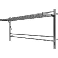 Электрический полотенцесушитель Terminus Горизонт П8 1200х600 4670078543332 с полкой Хром — фото 1, Электрические полотенцесушители