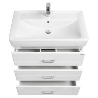 Тумба под раковину Aquaton Америна 76 М 1A169101AM010 Белая — фото 3, Тумбы под раковину