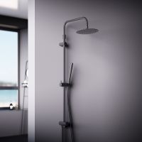 Душевая система Damixa Scandinavian Pure 936000300 Черная матовая — фото 2, Душевое оборудование. Душевая программа