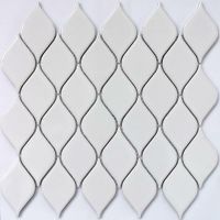 Керамогранитная мозаика Bonaparte Melany White glossy 26,4х28 см — фото 1, Мозаика