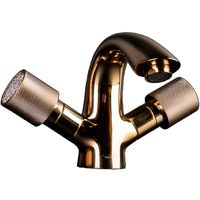 Смеситель для раковины Boheme Royal Cristal 291-Royal/CRST Золото — фото 1, Смесители