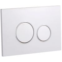 Клавиша смыва Royce Pro RCT-110512WH Белая матовая — фото 1, Комплектующие для душевого оборудования