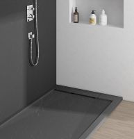 Душевой поддон из искусственного камня Vincea 160x90 VST-4SRL9016A Антрацит — фото 3, Душевые поддоны из искусственного камня