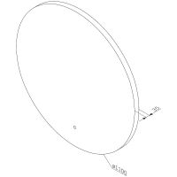 Зеркало AM.PM X-Joy 110 M85MOX41101S с подсветкой с ИК-сенсорным выключателем — фото 10, Мебель для ванной