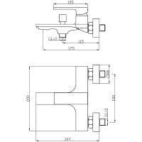 Товар: Смеситель для ванны Orange Lutz M04-100cr Хром - фото 9 Смеситель для ванны Orange Lutz M04-100cr Хром — фото 9, Смеситель для ванны