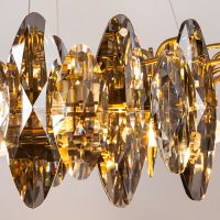 Товар: Люстра Divinare Ophelia 7203/17 LM-8 Прозрачная Дымчатая Латунь - фото 3 Люстра Divinare Ophelia 7203/17 LM-8 Прозрачная Дымчатая Латунь — фото 3, Люстры
