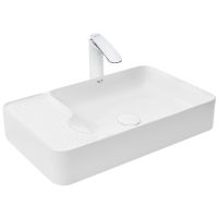 Раковина WeltWasser Elbach 2263 56 10000004574 Белый глянец — фото 1, Раковины накладные