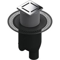 Душевой трап Berges Platz Norma 150x150 091059 с решеткой Хром — фото 1, Трапы для душа