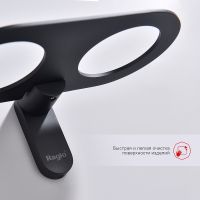 Стакан для зубных щеток Raglo двойной Черный матовый арт-R300.08.06 — фото 4, Стаканы для зубных щеток