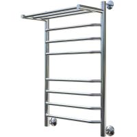 Водяной полотенцесушитель Тругор Браво 2 П НП 80x50 с полкой Хром — фото 1, Водяные полотенцесушители