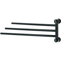 Полотенцедержатель WasserKRAFT K-1033BLACK поворотный Черный матовый — фото 1, Полотенцедержатели