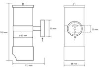 Диспенсер для ватных дисков Bemeta Omega 146503172 Хром — фото 2, Органайзеры для ватных дисков