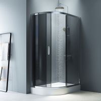 Душевой уголок AM.PM Like Solo Slide 120x80 W83UG-302U120CG профиль Хром глянцевый стекло тонированное — фото 2, Асимметричные душевые уголки